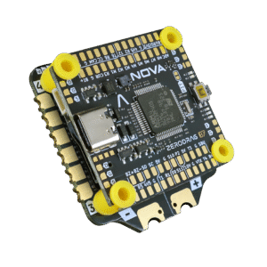 Zerodrag Nova Boost Stack F4 FC + 55A 4-in-1 AM32 ESC | Made in India
