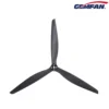Gemfan 13X10 Glass Fiber Nylon 3 Blade CW/CCW- Black (1 Pairs)