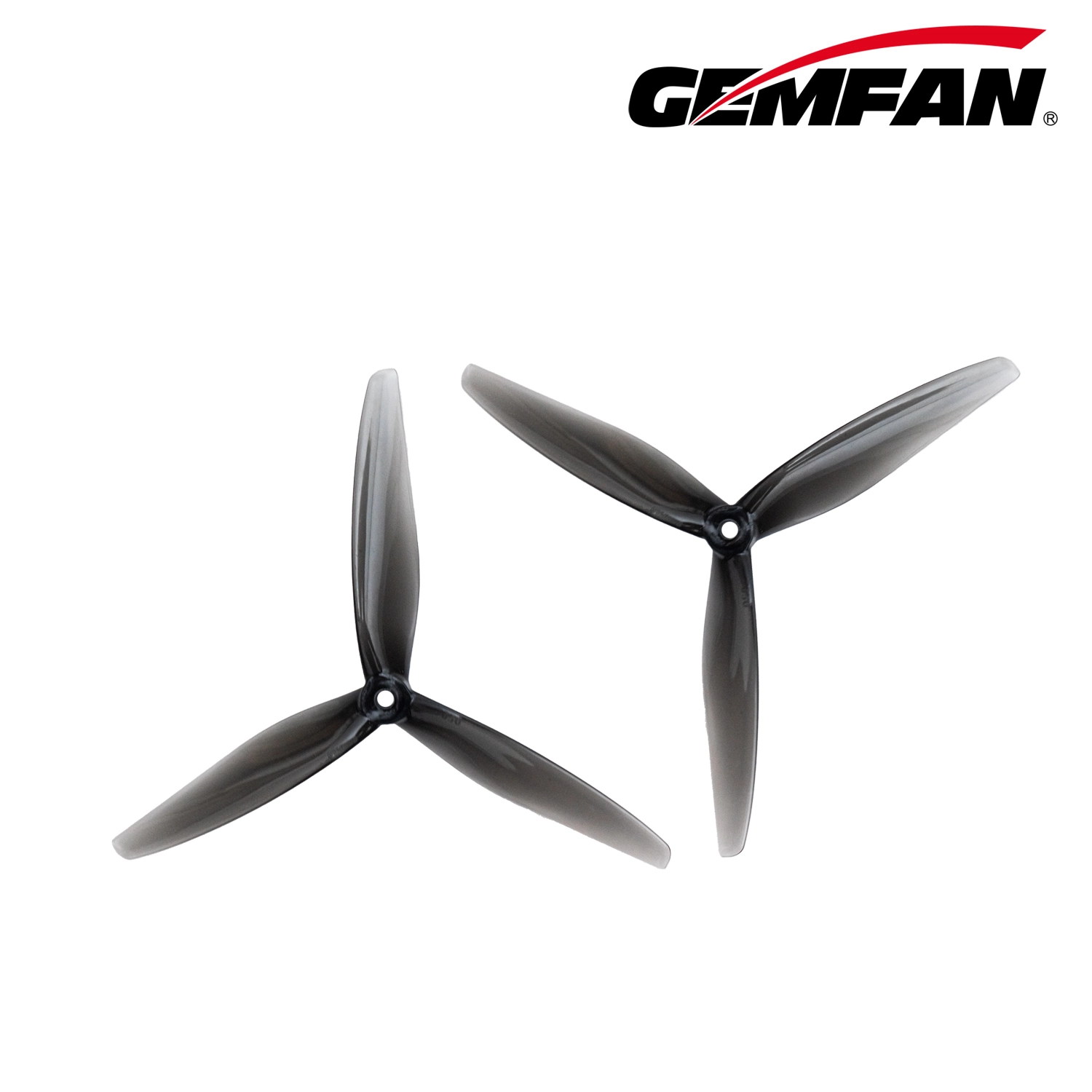 Gemfan 7050 Hurricane PC 3 Blade - Clear Gray (2 Pairs) - Image 3