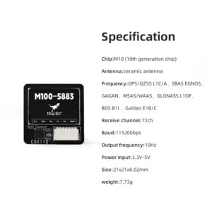 HGLRC M100 5883 GPS - Image 3