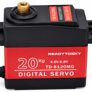 20KG Digital Servo with Aluminum Metal Gears 180° - Image 3