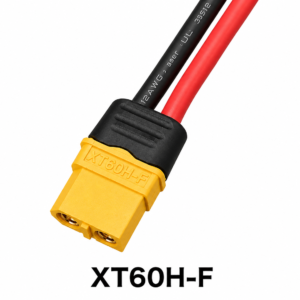 Silicon XT60 Female Connector with 12AWG 10cm Power Cable - Image 4