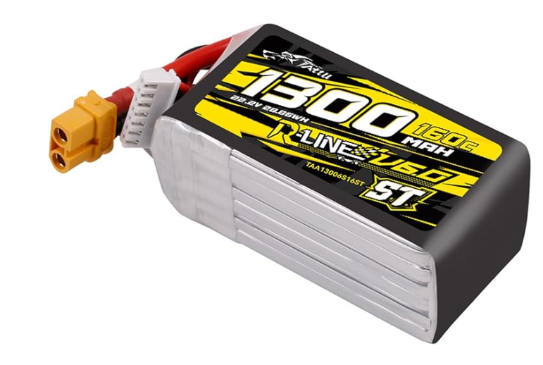 TATTU RLINE V6 1300MAH 6S 160C LIPO - Image 3