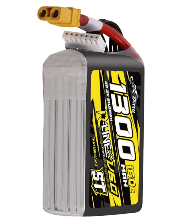 TATTU RLINE V6 1300MAH 6S 160C LIPO - Image 4