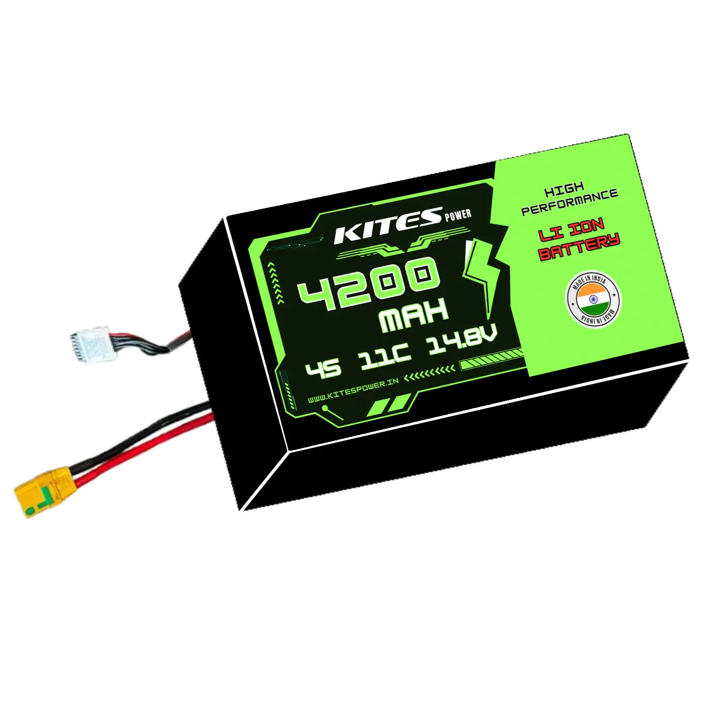 Li-Ion battery pack 4S1P, 4200 mAh( P42A)- Molicel - Image 2
